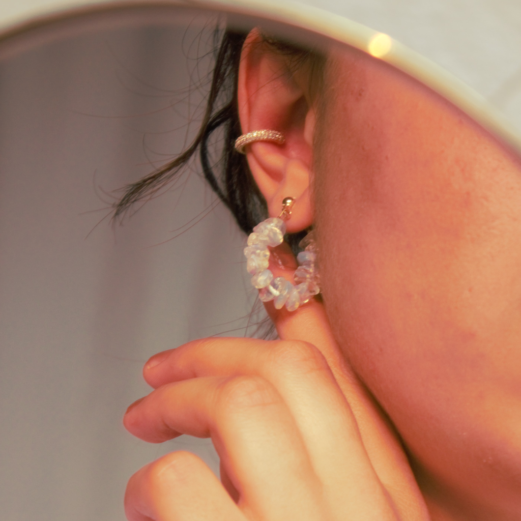 SET 1 EARCUFF + 1 COPPIA DI ORECCHINI LUMINA