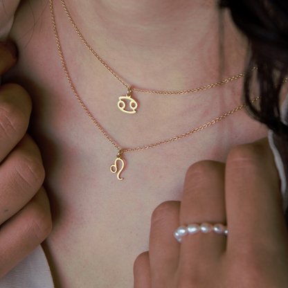 Collana "Astra" con Segno Zodiacale