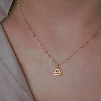 Collana "Astra" con Segno Zodiacale
