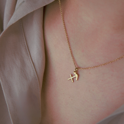Collana "Astra" con Segno Zodiacale