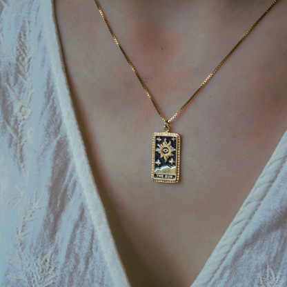 Collana "Arcana" Sole Nero