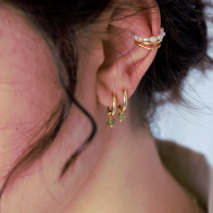 Earcuff con Perle di Fiume Naturali "Clio"