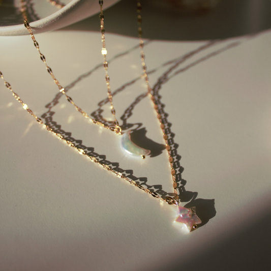 Collana & Perla A Luna/ Stella – Collezione Celestia