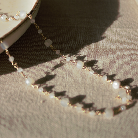 Choker con Pietra di Luna "Lunaria"