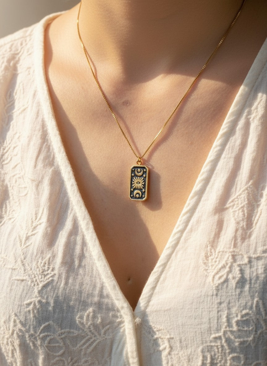 Collana "Arcana" Occhio Nero