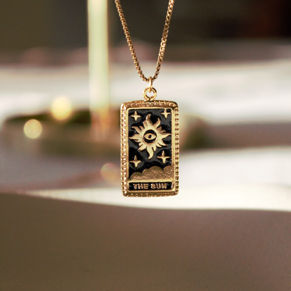 Collana "Arcana" Sole Nero