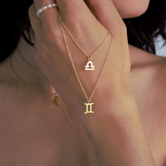 Collana "Astra" con Segno Zodiacale