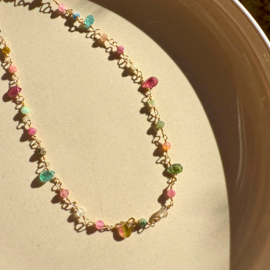 Chocker di Tormaline "Cosmica"